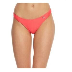 Body Glove Smoothies Straight up High Leg Bikini Bottom Diva Coral Size S